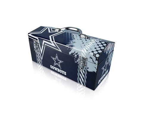 Sainty International Steel Dallas Cowboys Art Deco Tool Box 10 x 